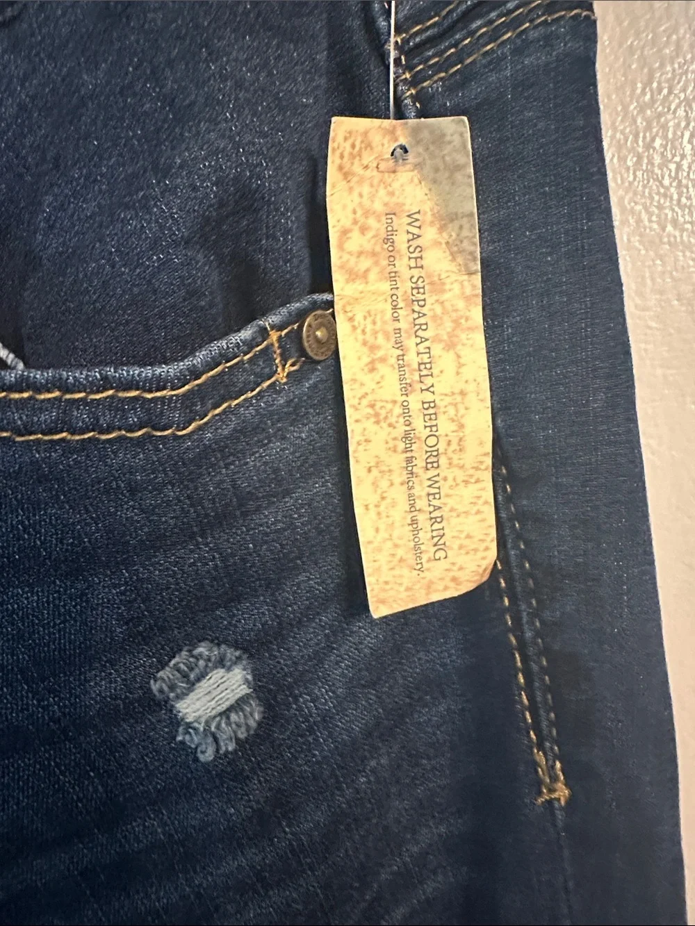 Democracy Dark Blue Wide Leg Jeans - Curve Equality - Picture 5 of 12